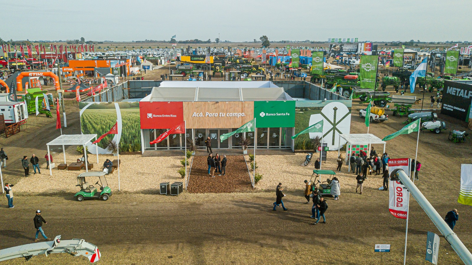 Banco Santa Fe y Banco Entre Ríos llevan toda su potencia a AgroActiva 2025 con propuestas exclusivas